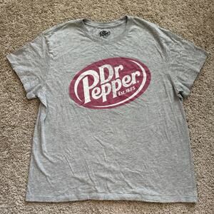 Dr Pepper Women’s Graphic Tee, Size XL Casual T-shirt